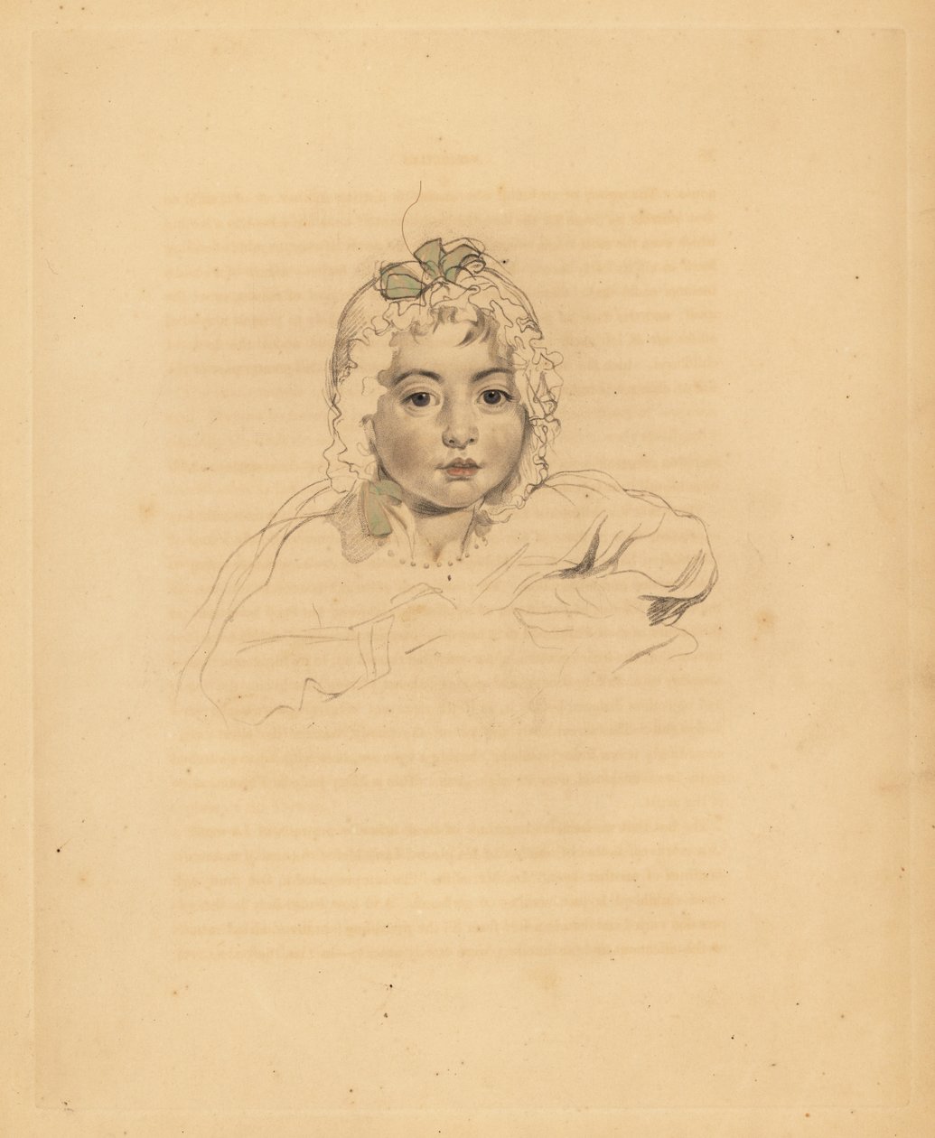 Porträt von Mary Isabella Bloxam, Nichte von Sir Thomas Lawrence von Frederick Christian Lewis