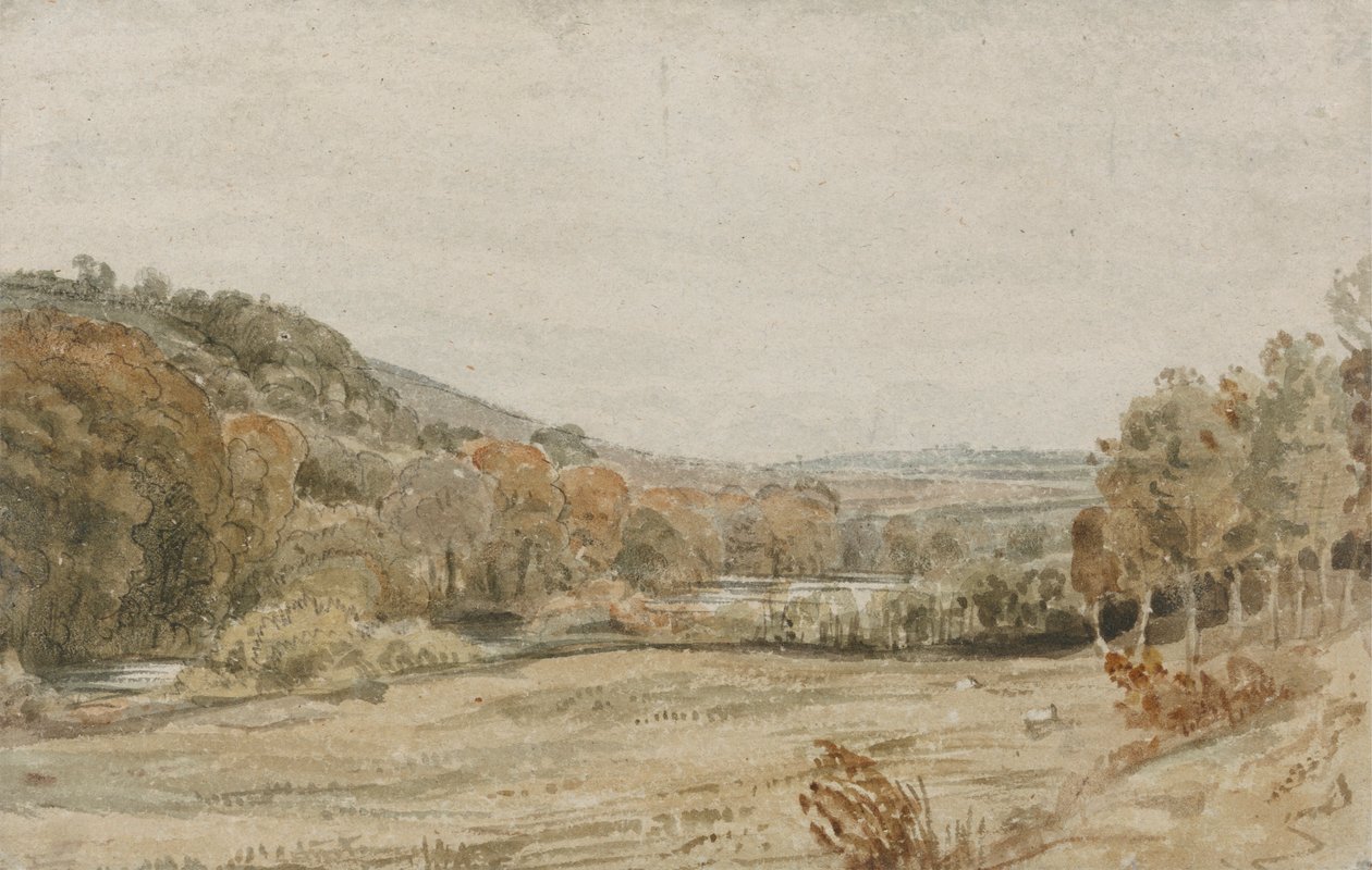 Fluss Tamar, in der Nähe von Endsleigh, Devon von Frederick Christian Lewis the Elder