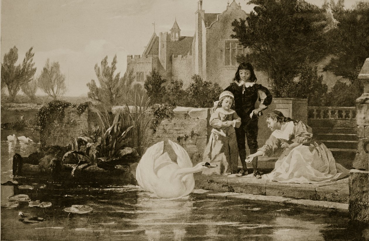 Die Kinder von Karl I., Illustration aus 