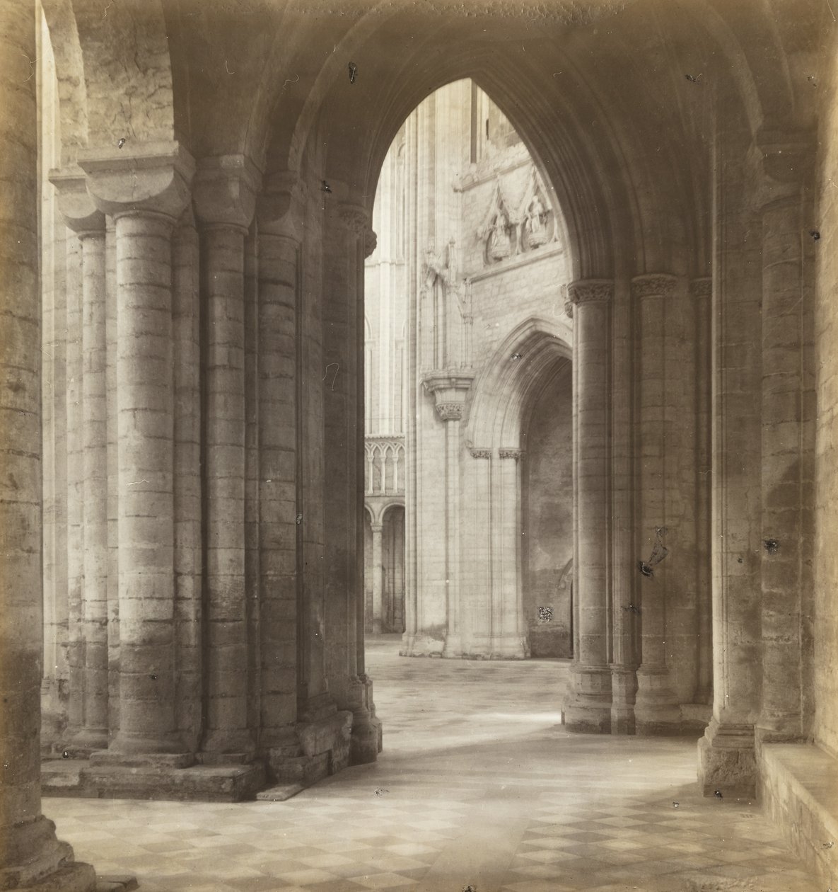 Ely Kathedrale: Spätnachmittag über den Querschiffen von Frederick H. Evans