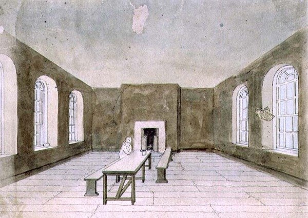 Das Verurteilte Zimmer, Newgate-Gefängnis von Frederick Nash