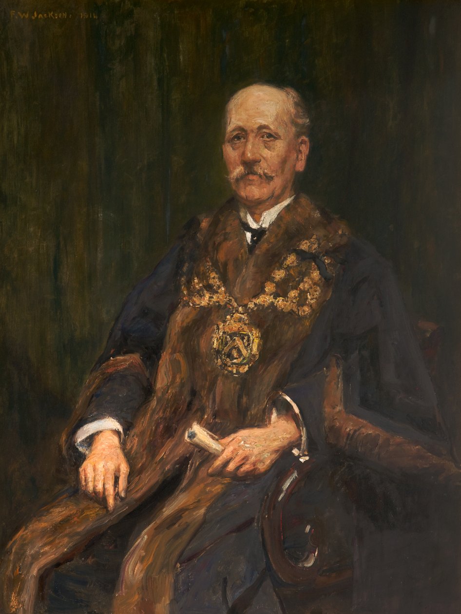 Porträt von Herbert Wilde, ca. 1913-14 von Frederick William Jackson