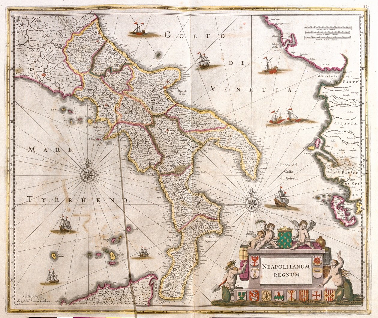 Molise, Kampanien, Kalabrien, Basilikata, Apulien, Italien von Frederick de Wit