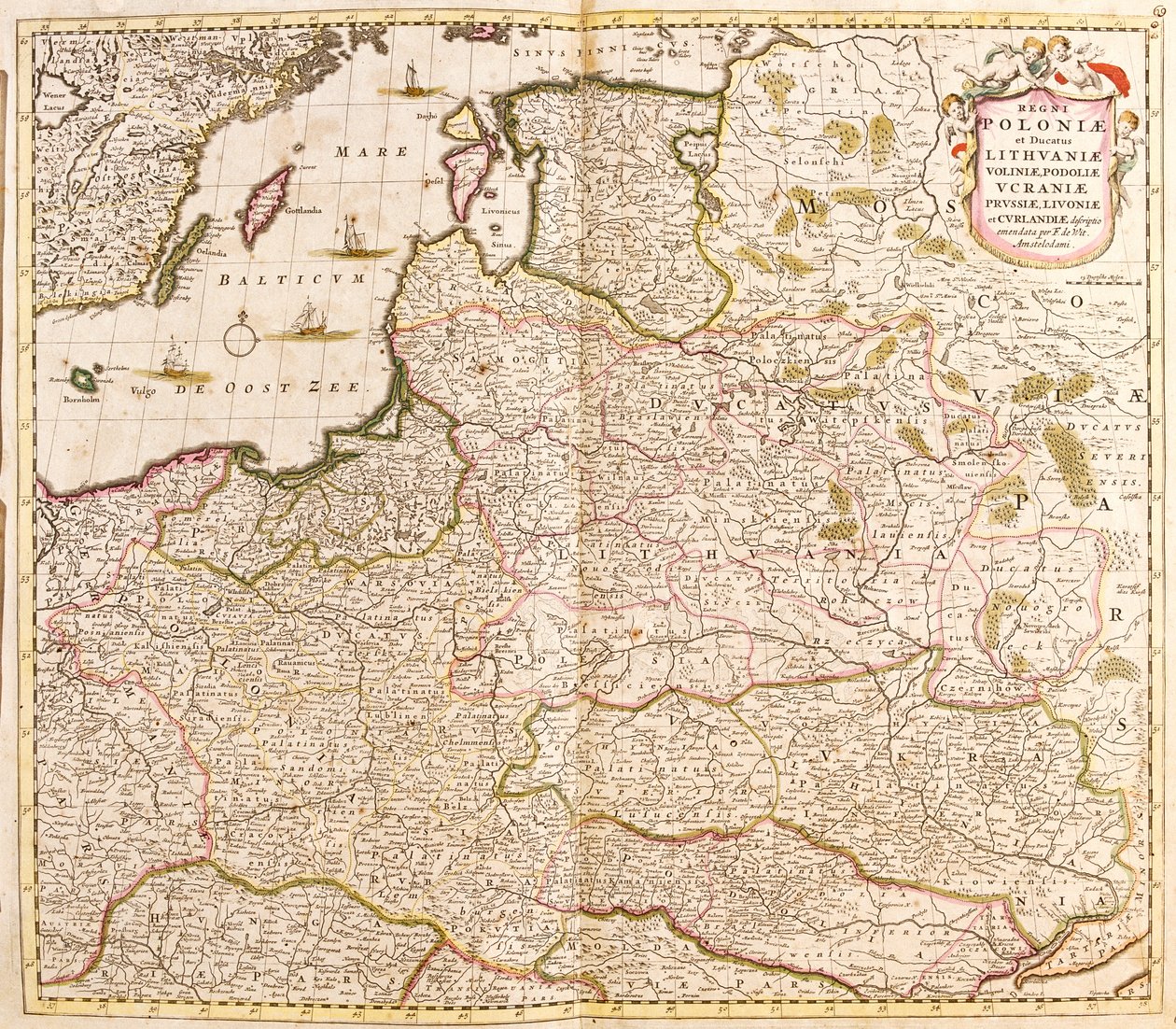Polen, Estland, Lettland von Frederick de Wit
