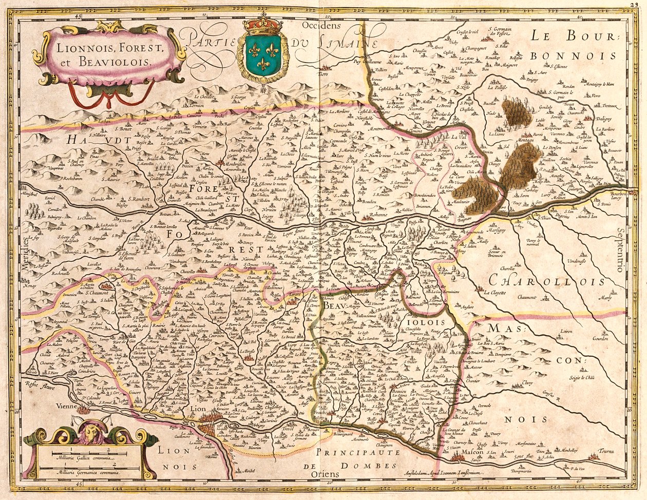 Rhône-Alpes, Frankreich von Frederick de Wit