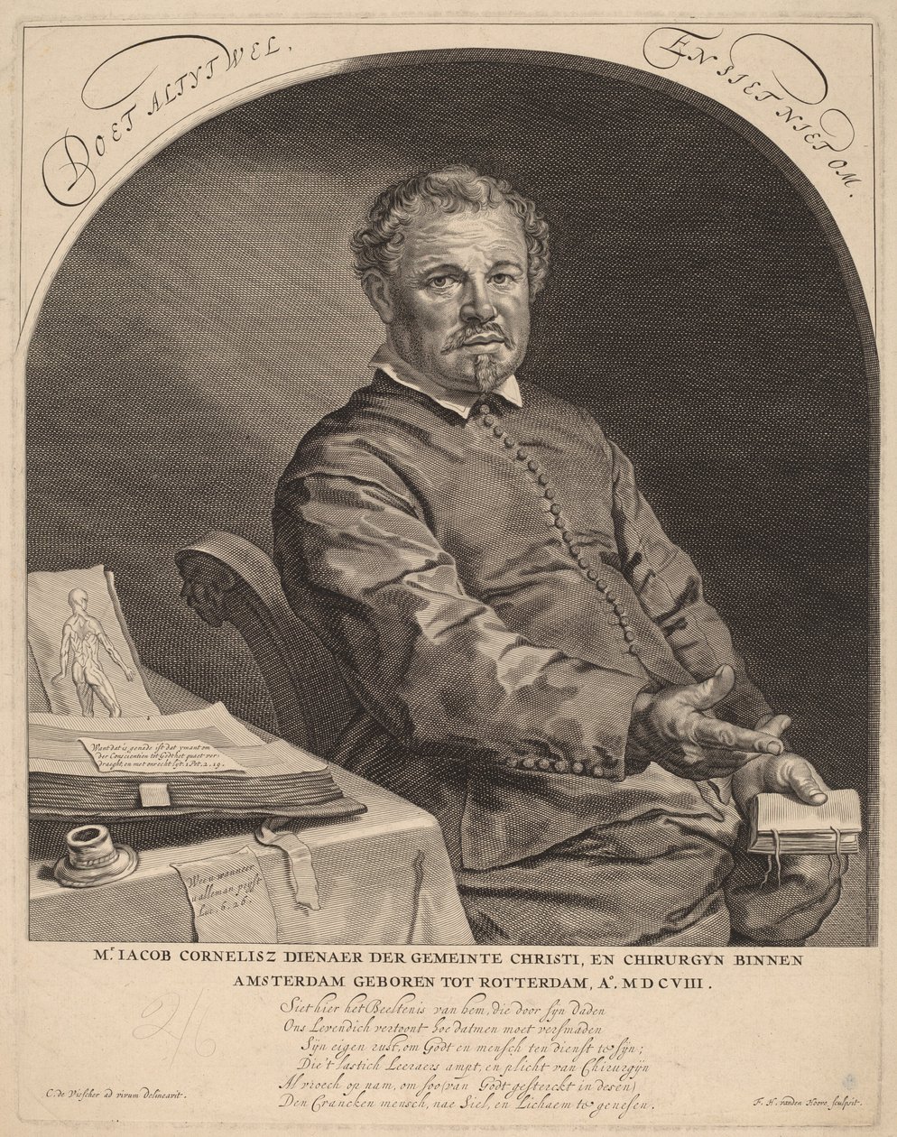 Jacob Cornelius von Frederik Hendrik van den Hove after Cornelis Visscher