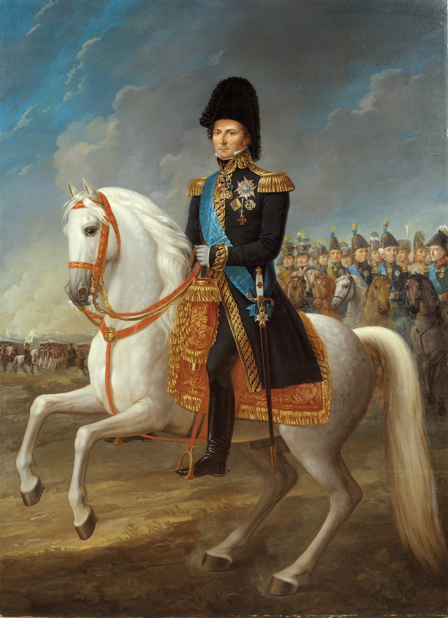 Porträt von Jean Baptiste Jules Bernadotte (1763-1844), Marschall von Frankreich, König von Schweden und Norwegen von Fredric Westin