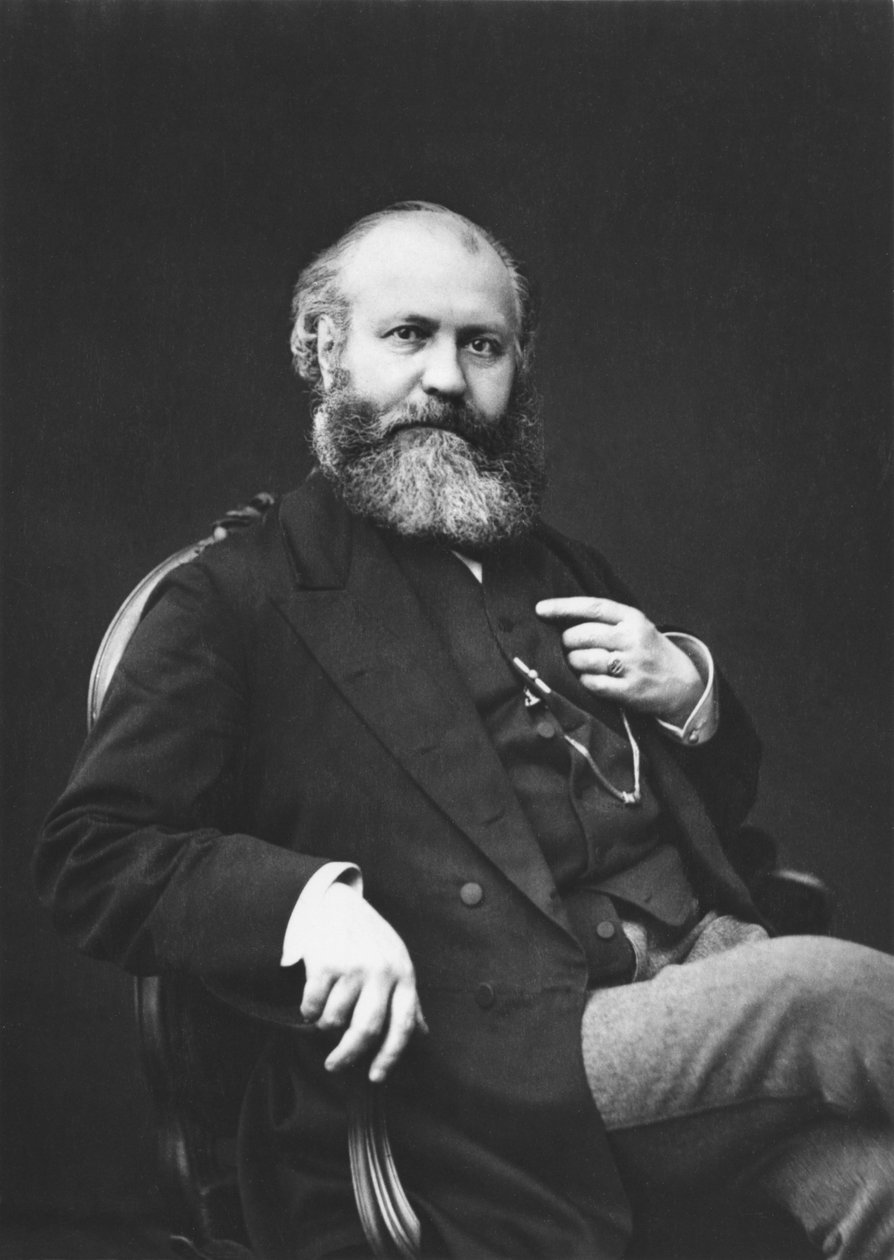 Charles-Francois Gounod (1818-93) Ende des 19. Jahrhunderts von French Photographer