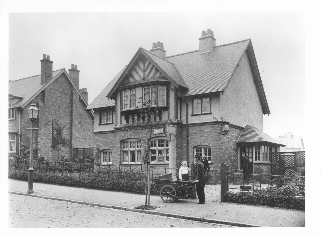 Das Postamt, Bournville, um 1900 von French Photographer