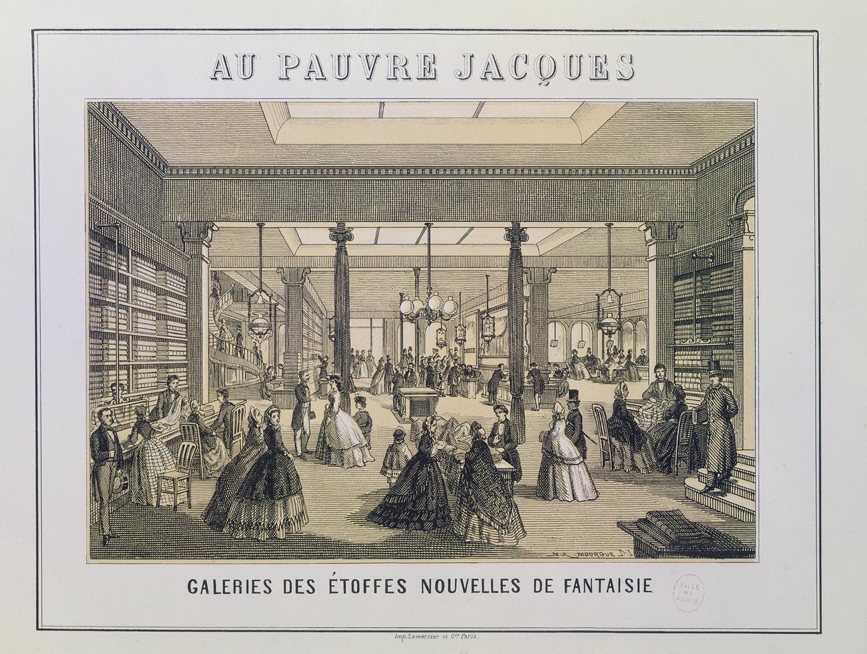 Au Pauvre Jacques: Die Stoffabteilung von French School