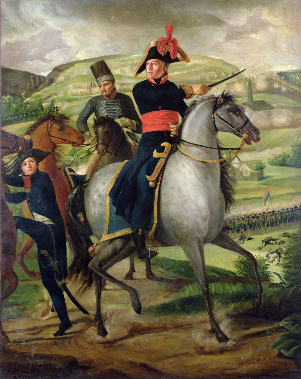 General Louis Marie Turreau de Garambouville (1756-1816) bei der Gravieres-Affäre, 1800 von French School