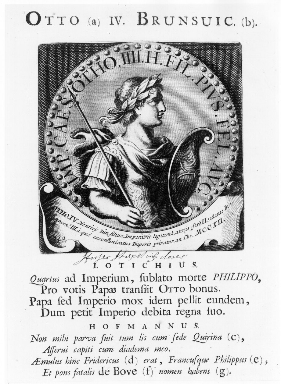 Otto IV. (ca. 1175-1218) von Braunschweig von French School