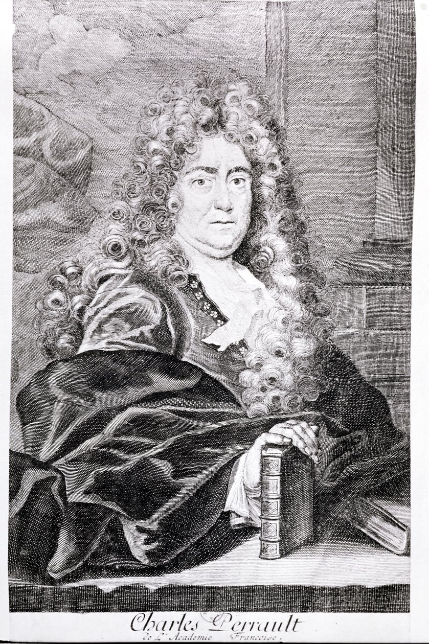 Porträt von Charles Perrault von French School