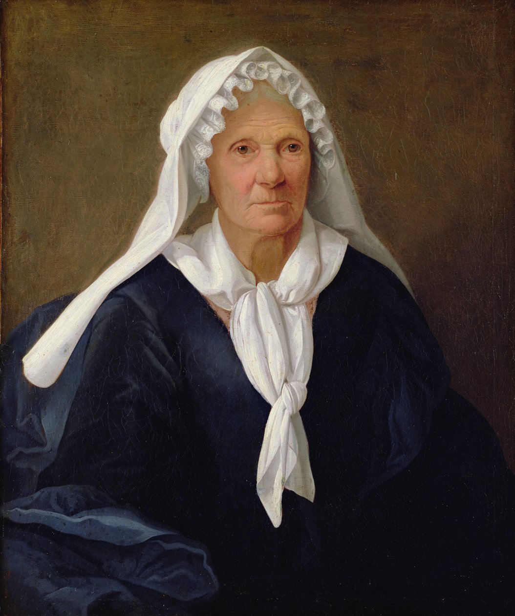 Porträt einer alten Frau, um 1781 von French School