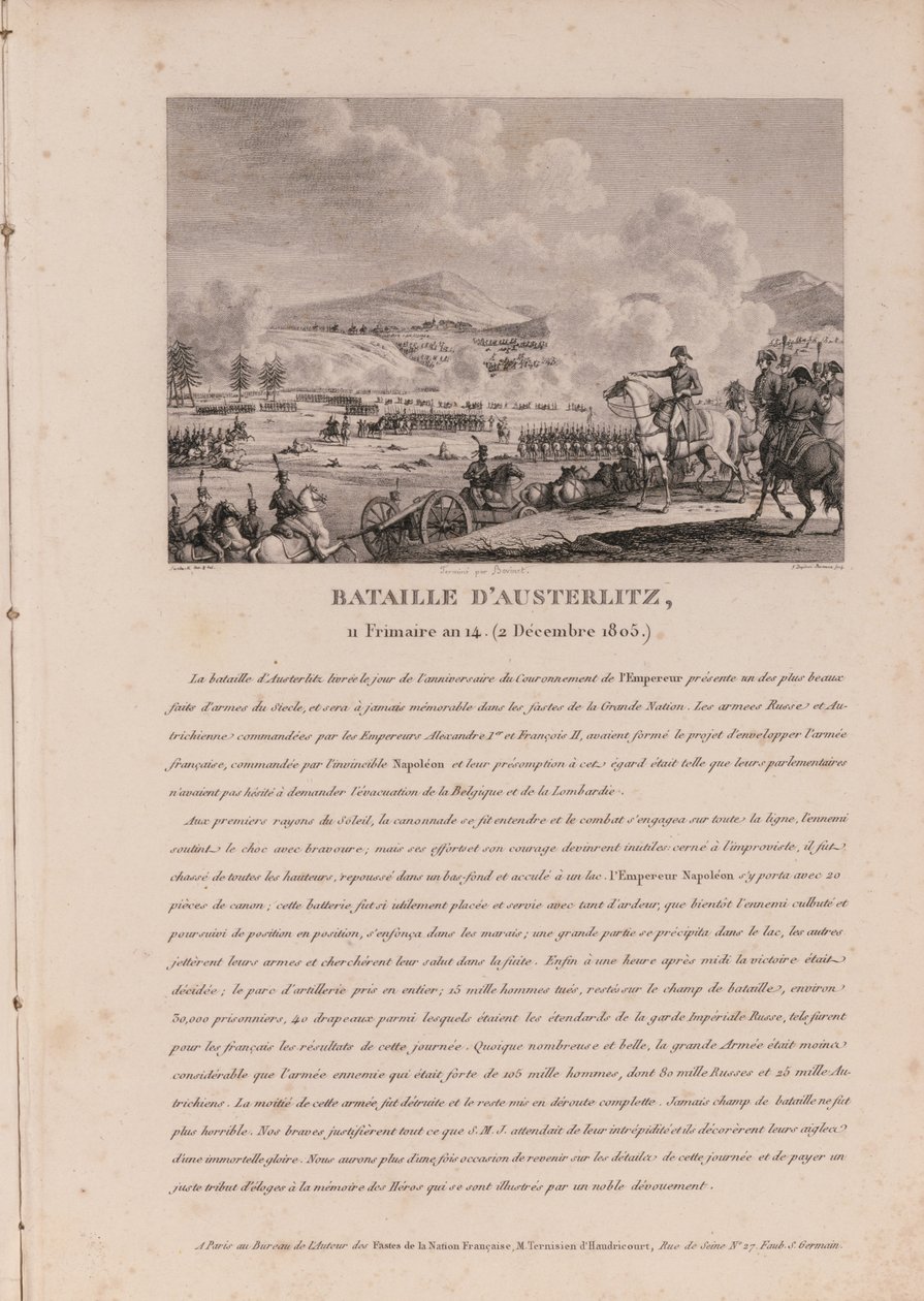 Die Schlacht von Austerlitz, 2. Dezember 1805 von French School