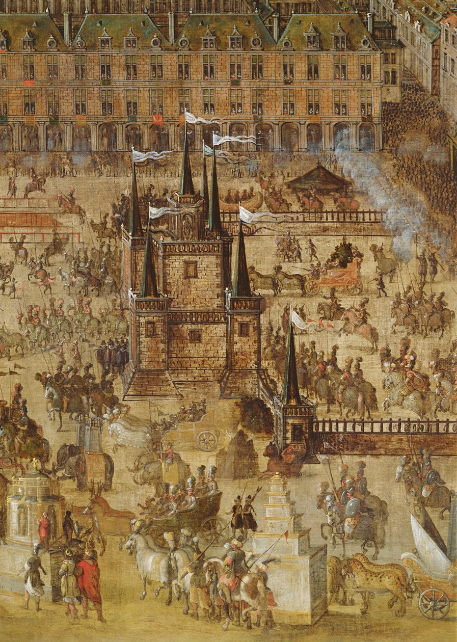 Der Place Royale und das Karussell im Jahr 1612 (Detail)
