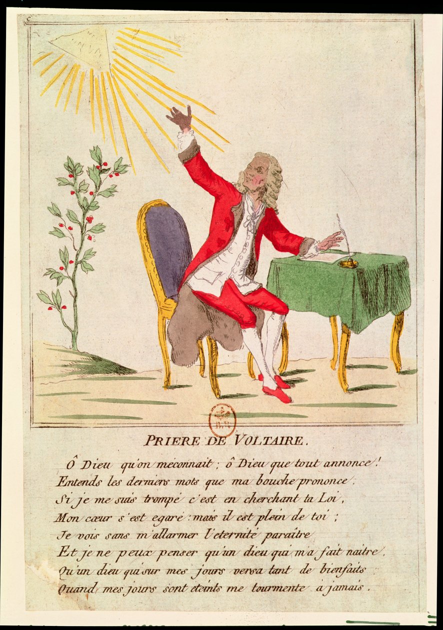 Das Gebet von Voltaire von French School