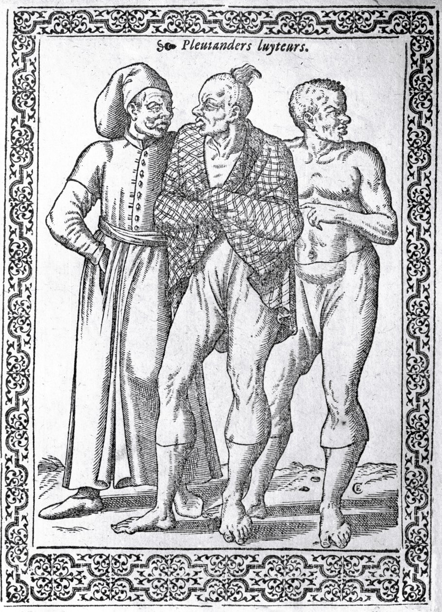 Türkische Ringer, Illustration aus 