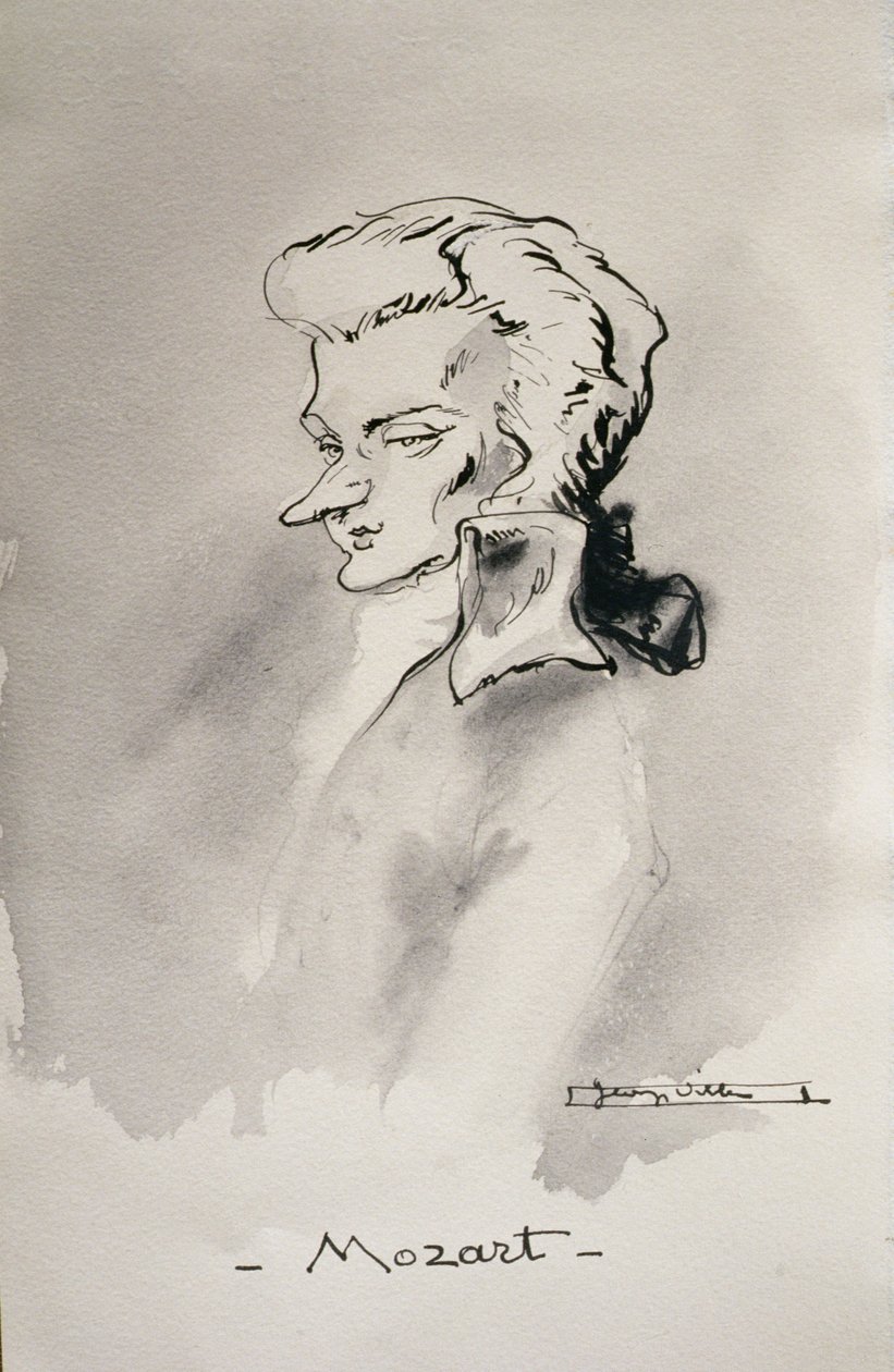 Wolfgang Amadeus Mozart (1756-91) von French School