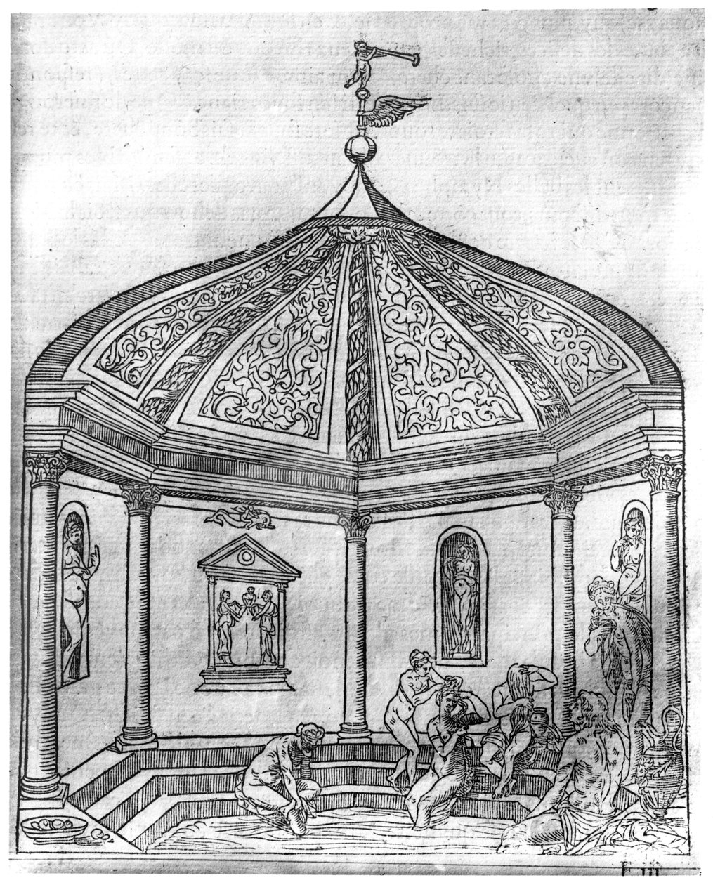 Frauenbäder in der Abtei Theleme, aus 