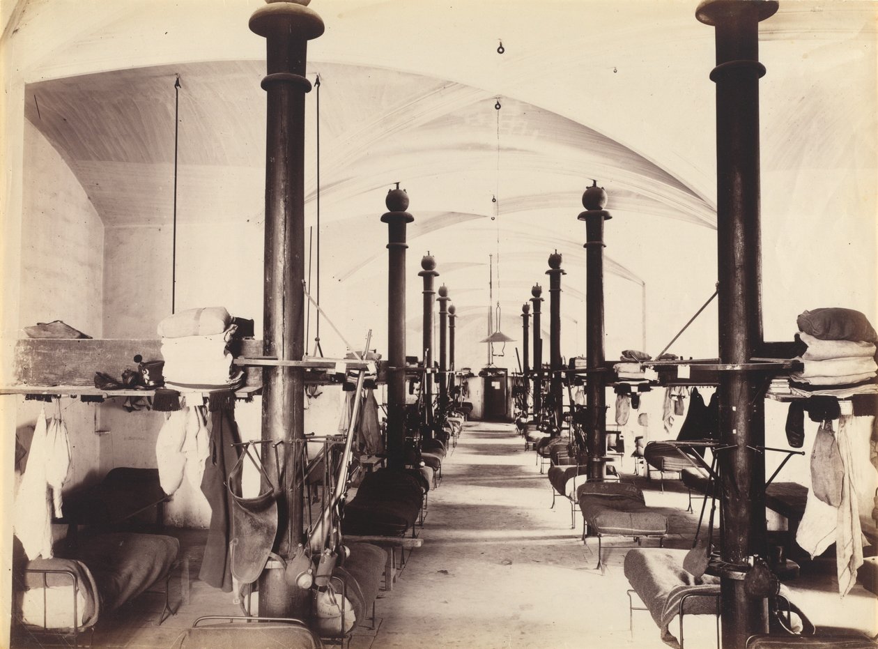 Die Wachräume, Papstpalast, Avignon, Frankreich von French 19th Century