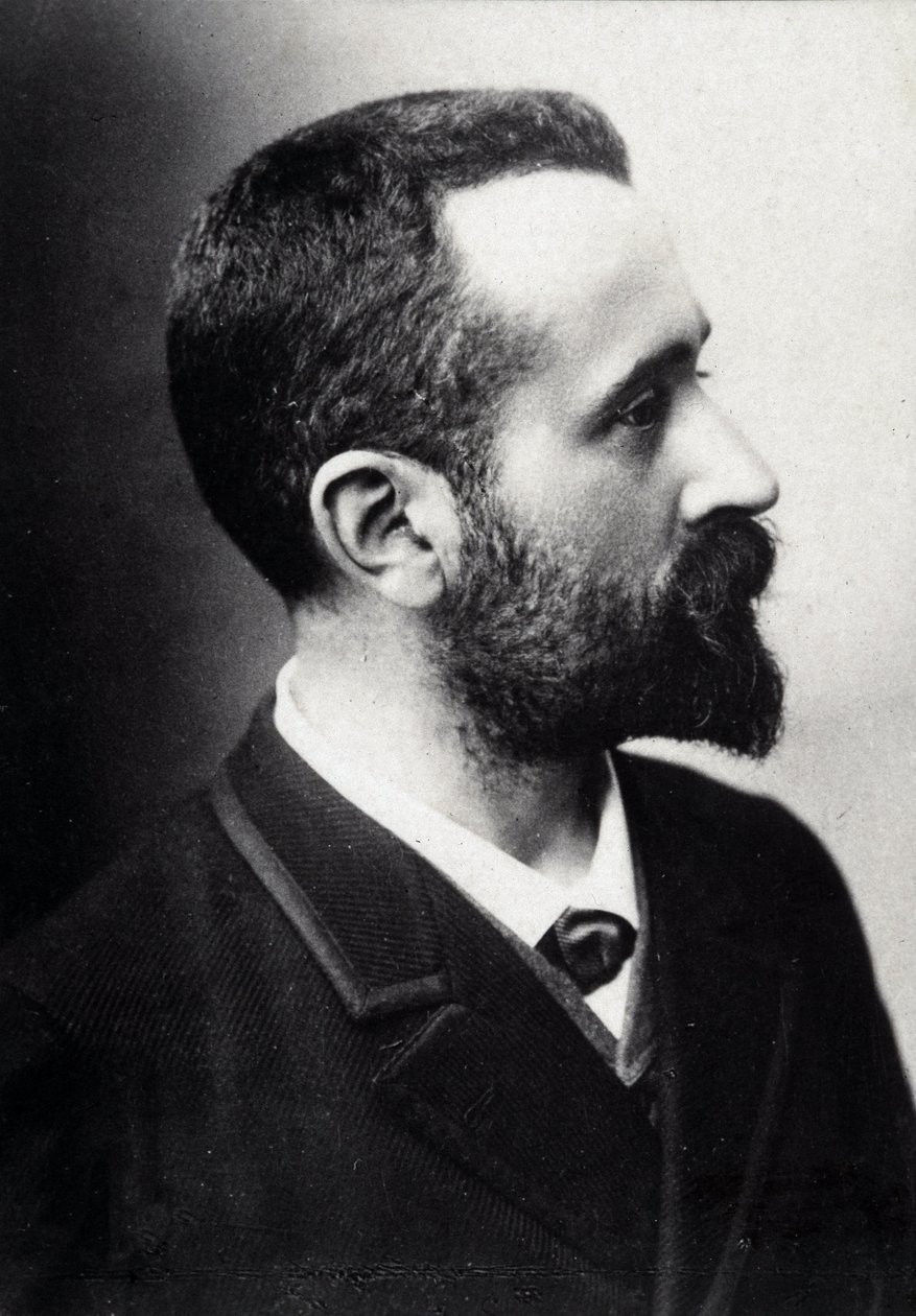 Alphonse Bertillon (1853-1914), französischer Gelehrter, Schöpfer der Anthropometrie von French Photographer