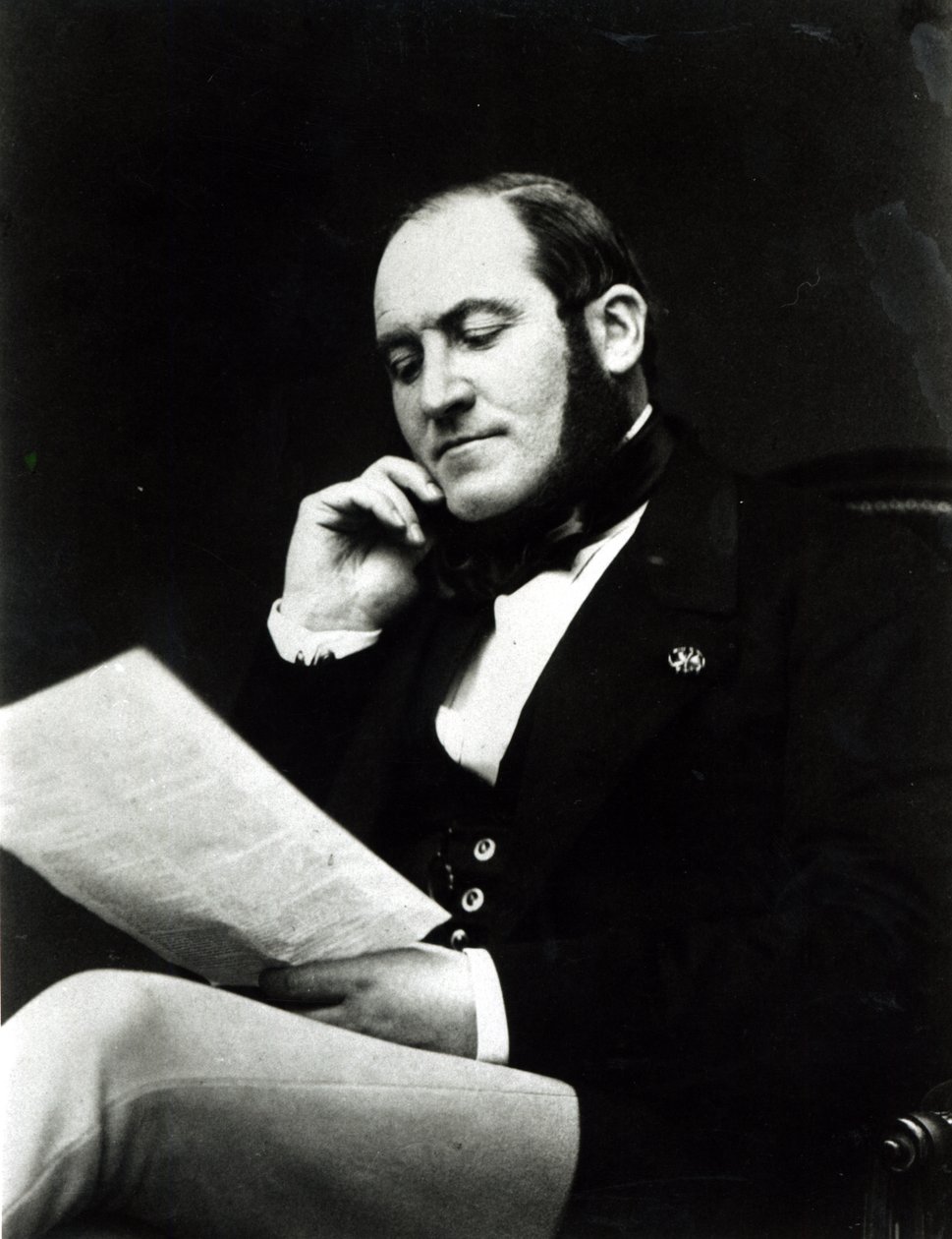 Porträt von Baron Georges Eugene Haussmann (1809-91), 19. Jahrhundert von French Photographer