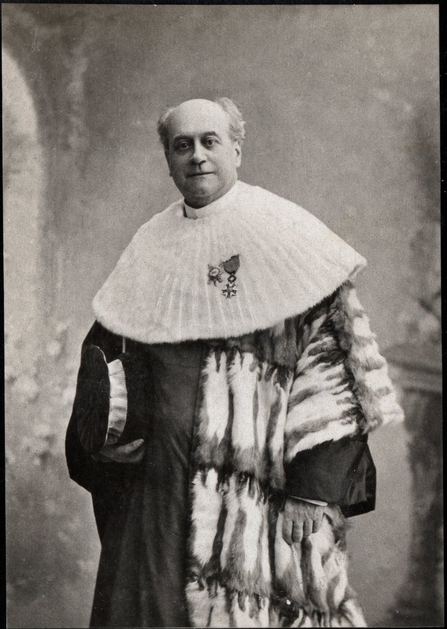 Porträt von Charles Mazeau (1825-1905), französischer Richter und Politiker von French Photographer