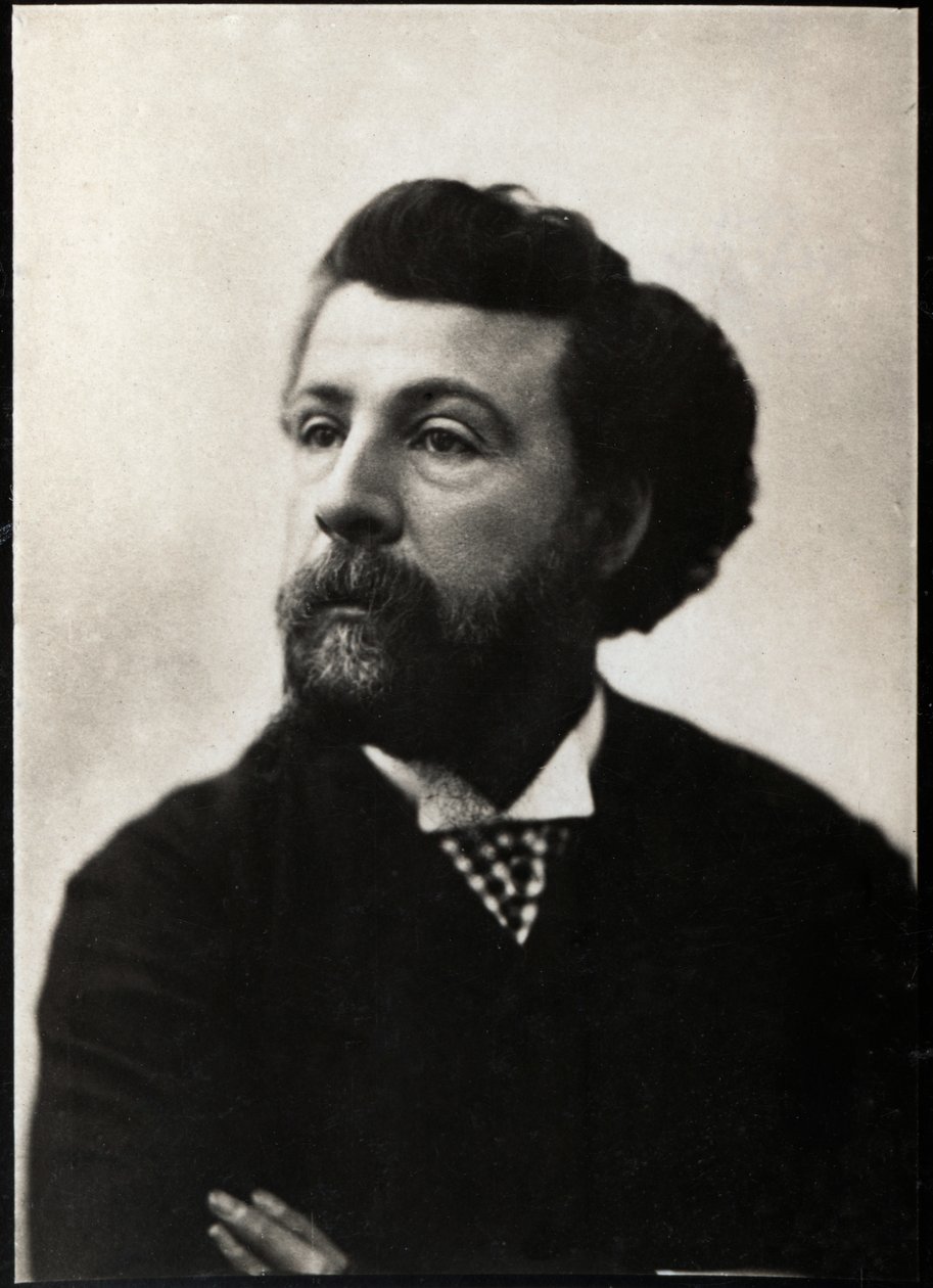 Porträt von Édouard Pailleron (1834-1899), französischer Dichter und Dramatiker von French Photographer