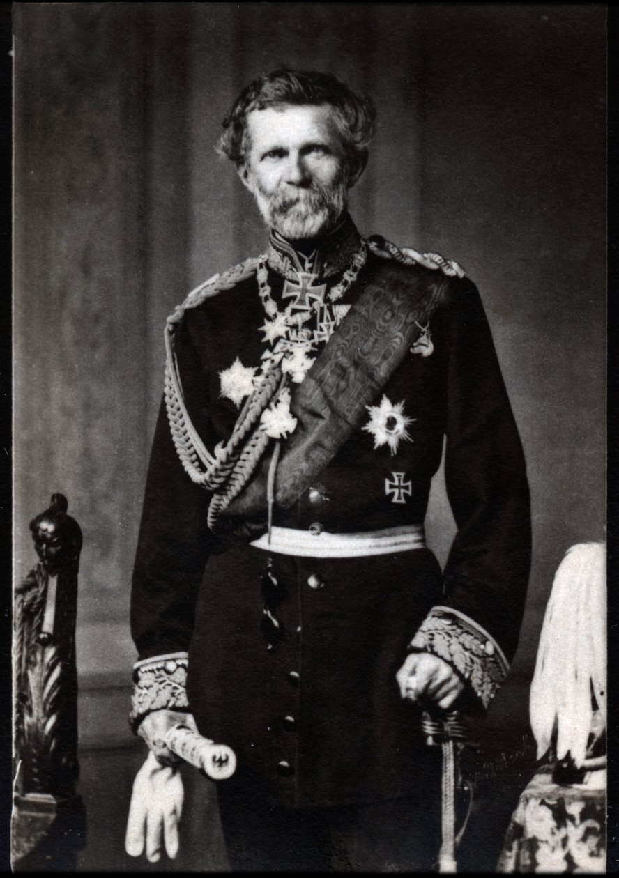 Porträt von Edwin Freiherr von Manteuffel (1809-1895), deutscher Feldmarschall von French Photographer