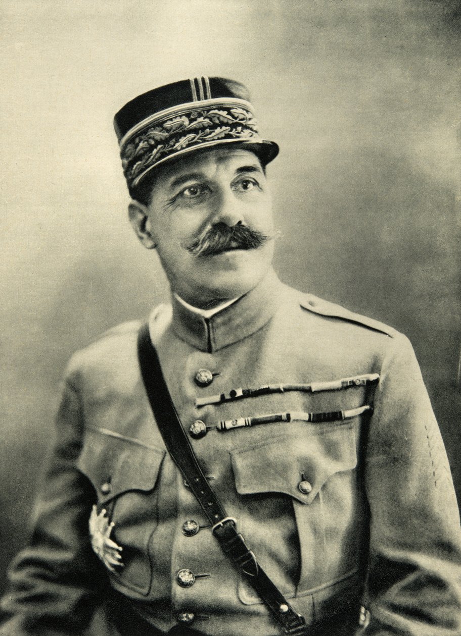 Porträt von General Pierre Emile Berdoulat (1861-1930) von French Photographer