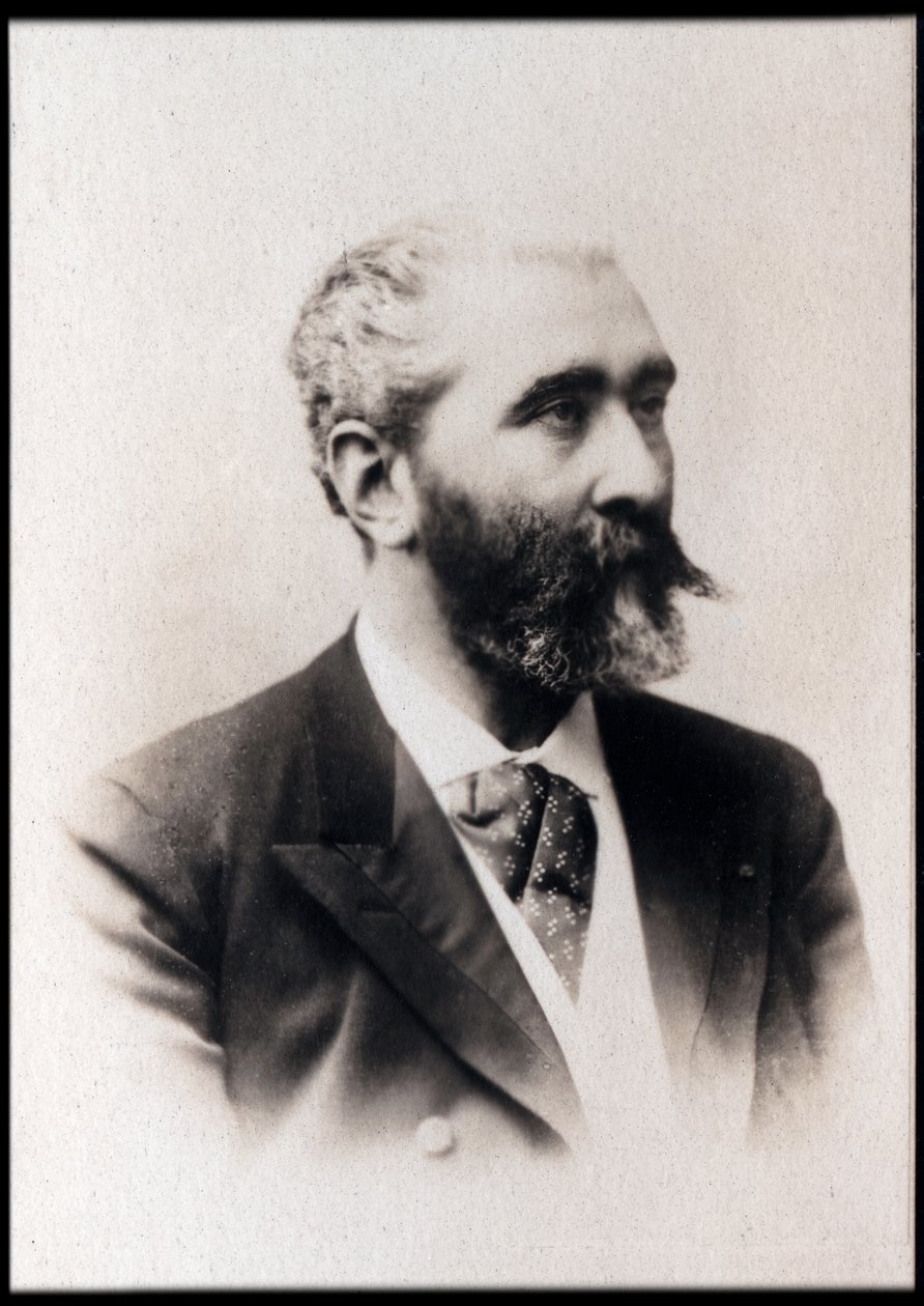 Porträt von José-Maria de Heredia (1842-1905), französischer Dichter von French Photographer