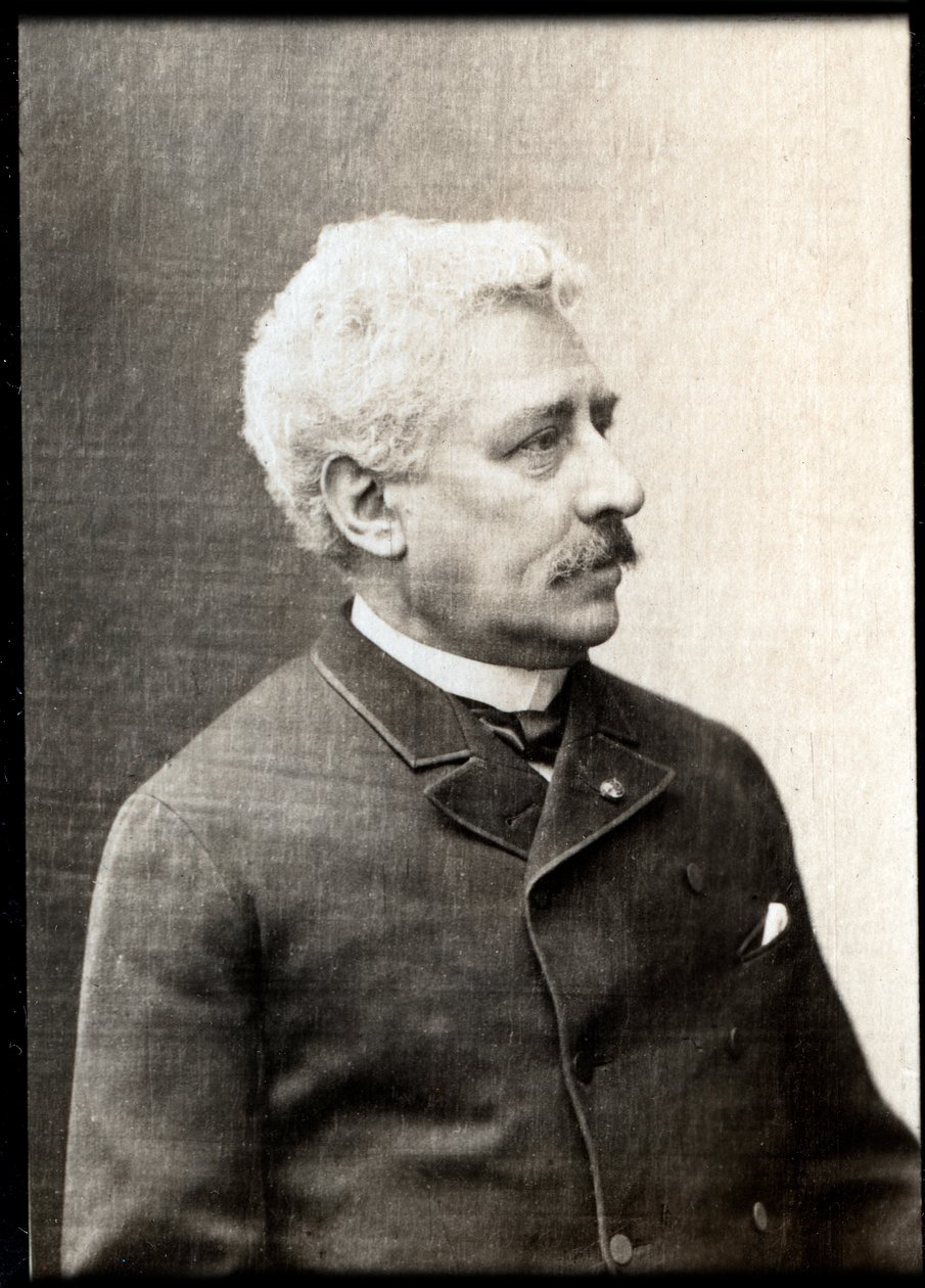 Porträt von Olivier Métra (1830-1889), französischer Dirigent und Komponist von French Photographer
