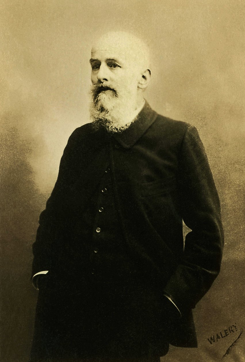 Porträt von Paul Albert Bartholome (1848-1928), französischer Maler, Bildhauer von French Photographer