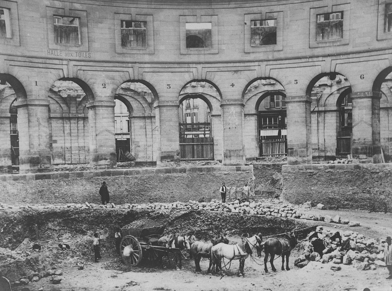 Rekonstruktion der Halle au Blé, Paris von French Photographer