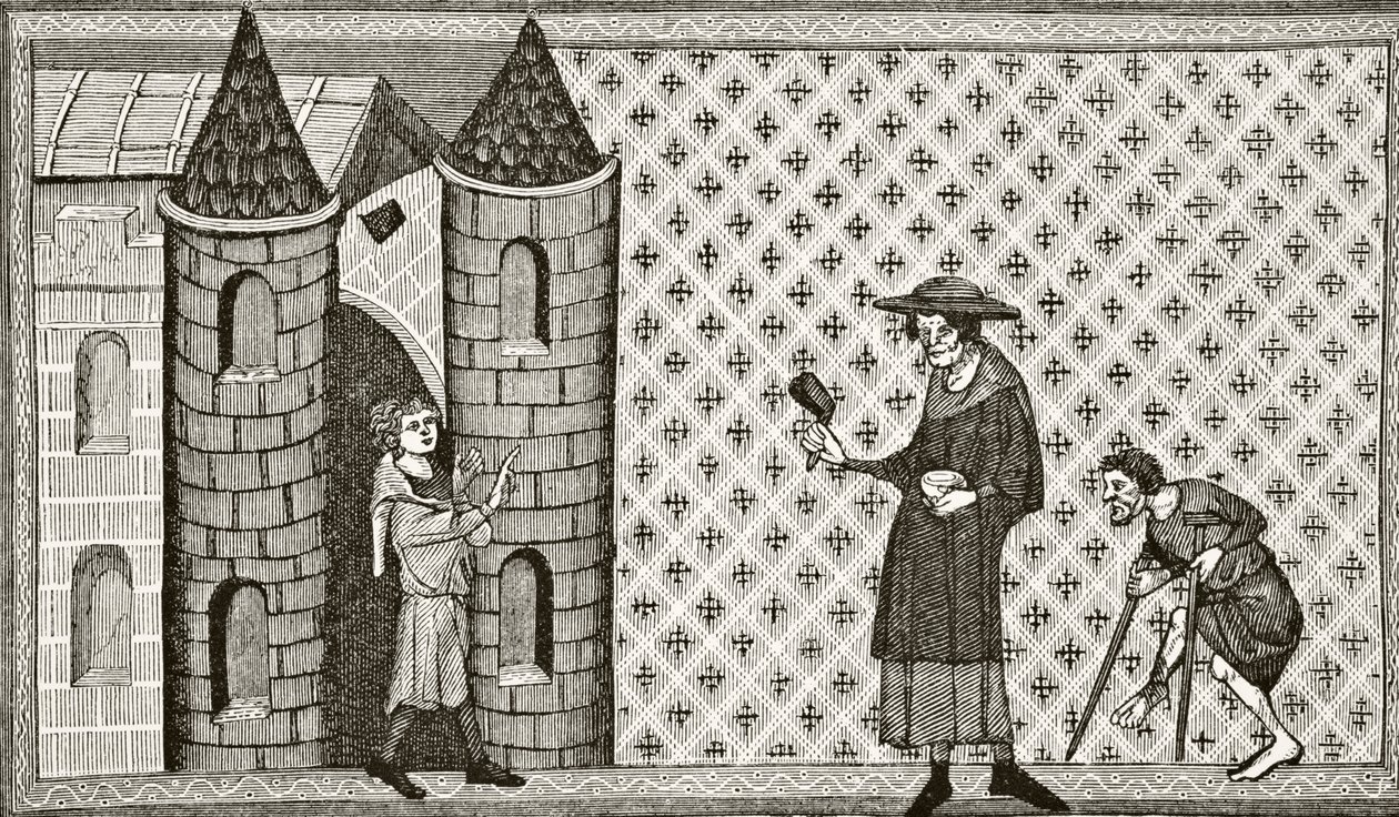 Ein Leprosorium, aus 