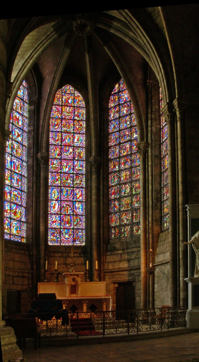 Ansicht der Kapelle der Apostel von French School