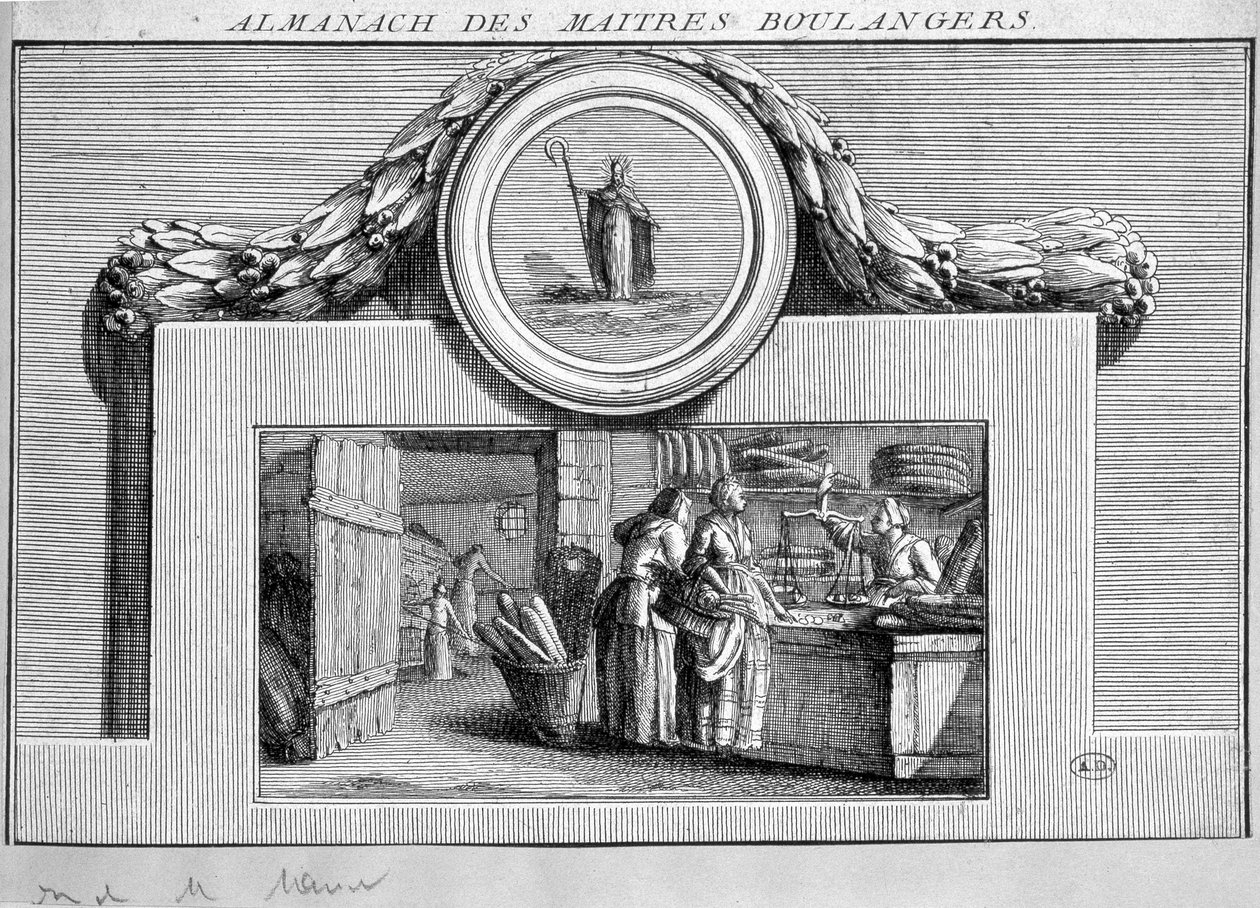 Almanach der Bäckermeister, Frankreich von French School