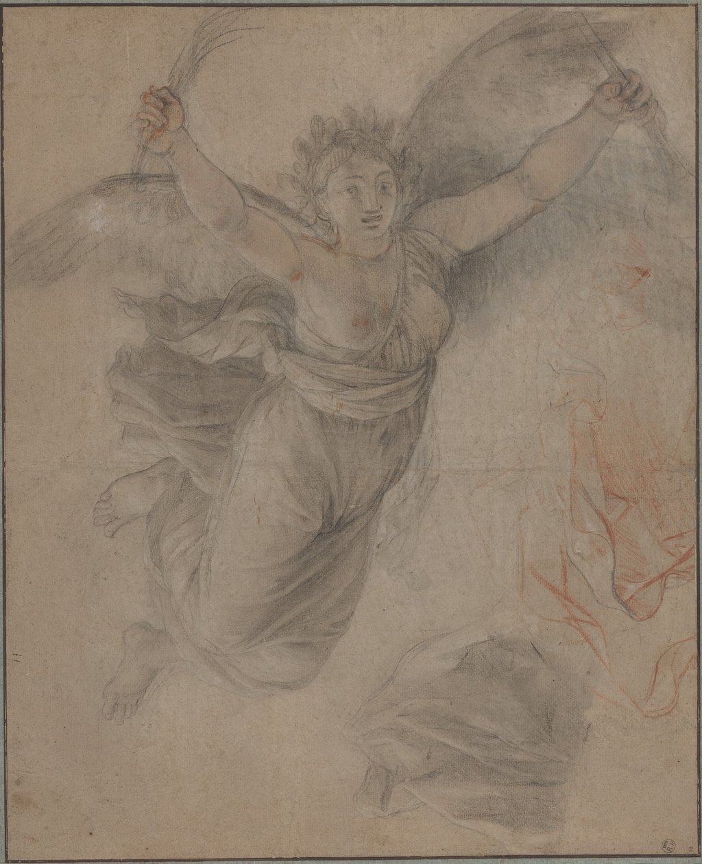 Eine allegorische weibliche Figur von French School