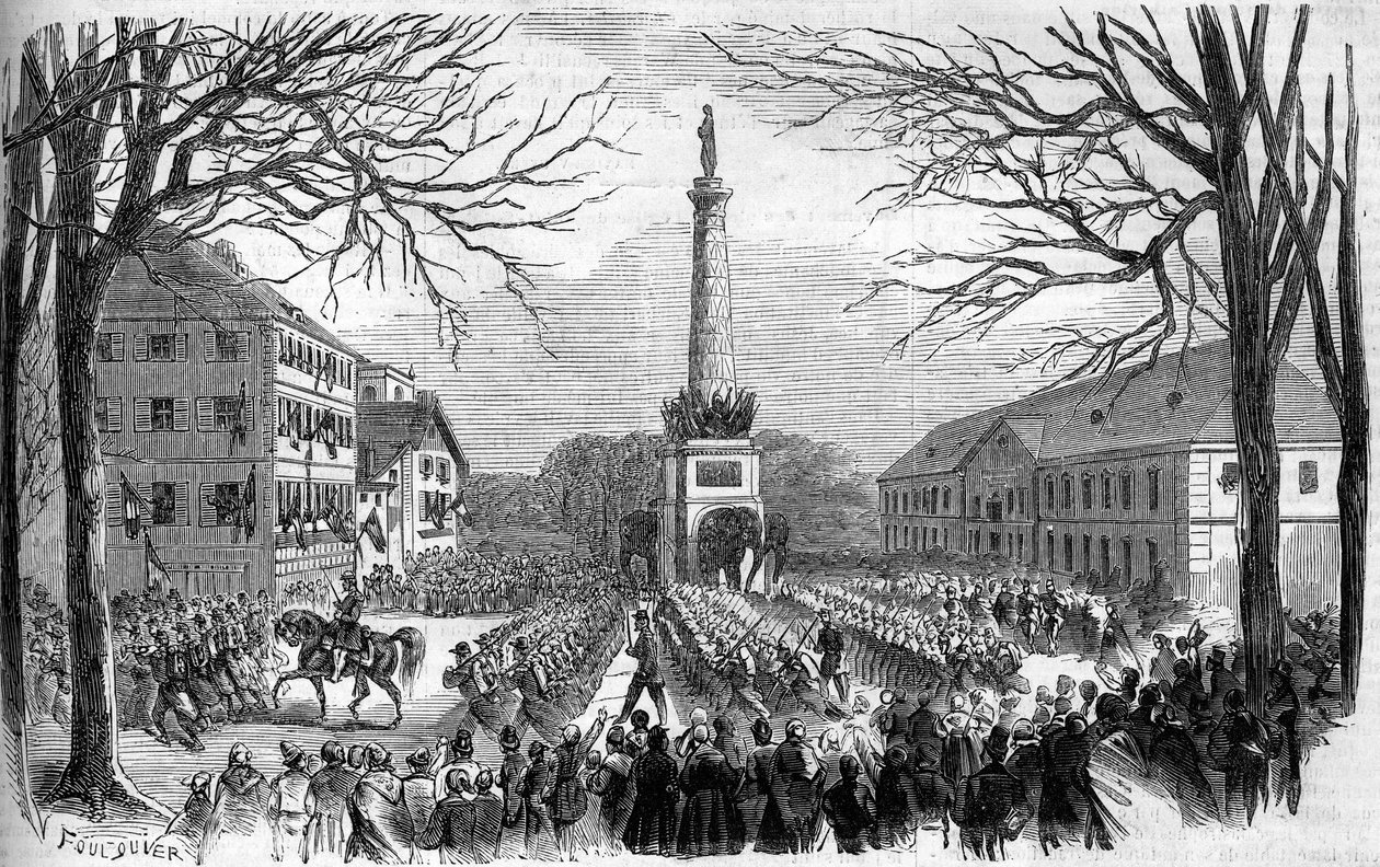 Annexion von Savoyen an Frankreich, Chambéry, 28. März von French School