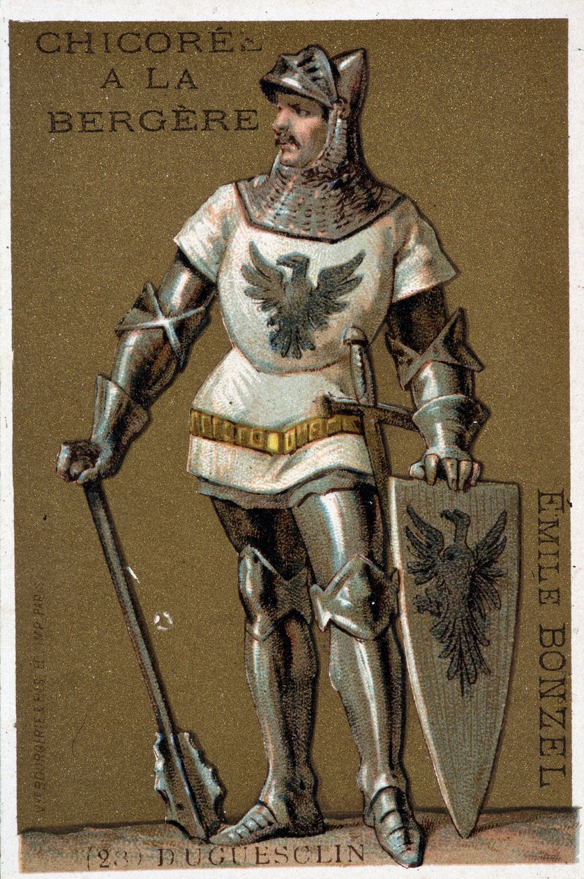 Bertrand du Guesclin (Duguesclin) (ca. 1320-1380). Konstabler von Frankreich von French School