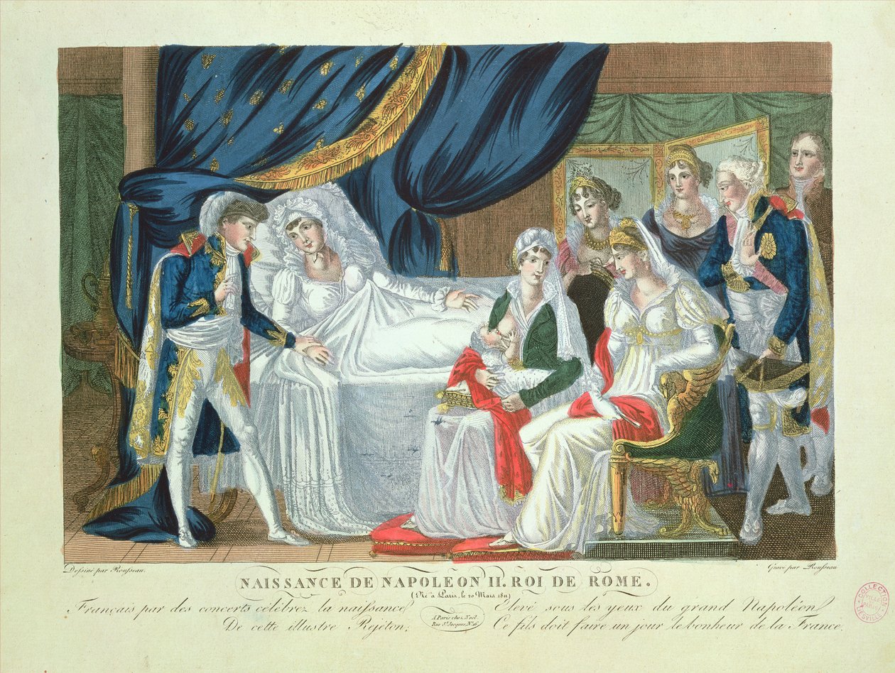 Geburt von Napoleon II., König von Rom, 20. März 1811 von French School