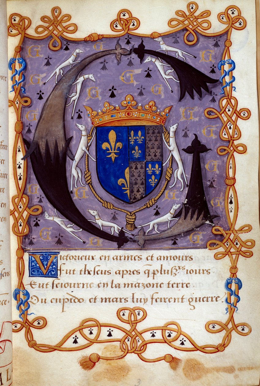 Wappen von Königin Claude von Frankreich, Ehefrau von Franz I. von French School