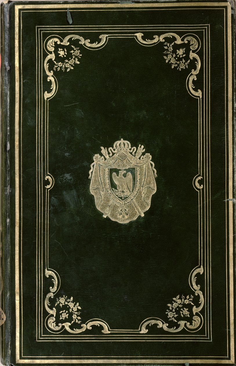 Buchbindung mit dem Wappen von Napoleon Bonaparte (1769-1821) von French School