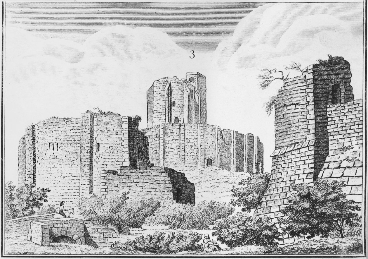 Schloss von Gisors, Normandie, frühes 19. Jahrhundert von French School