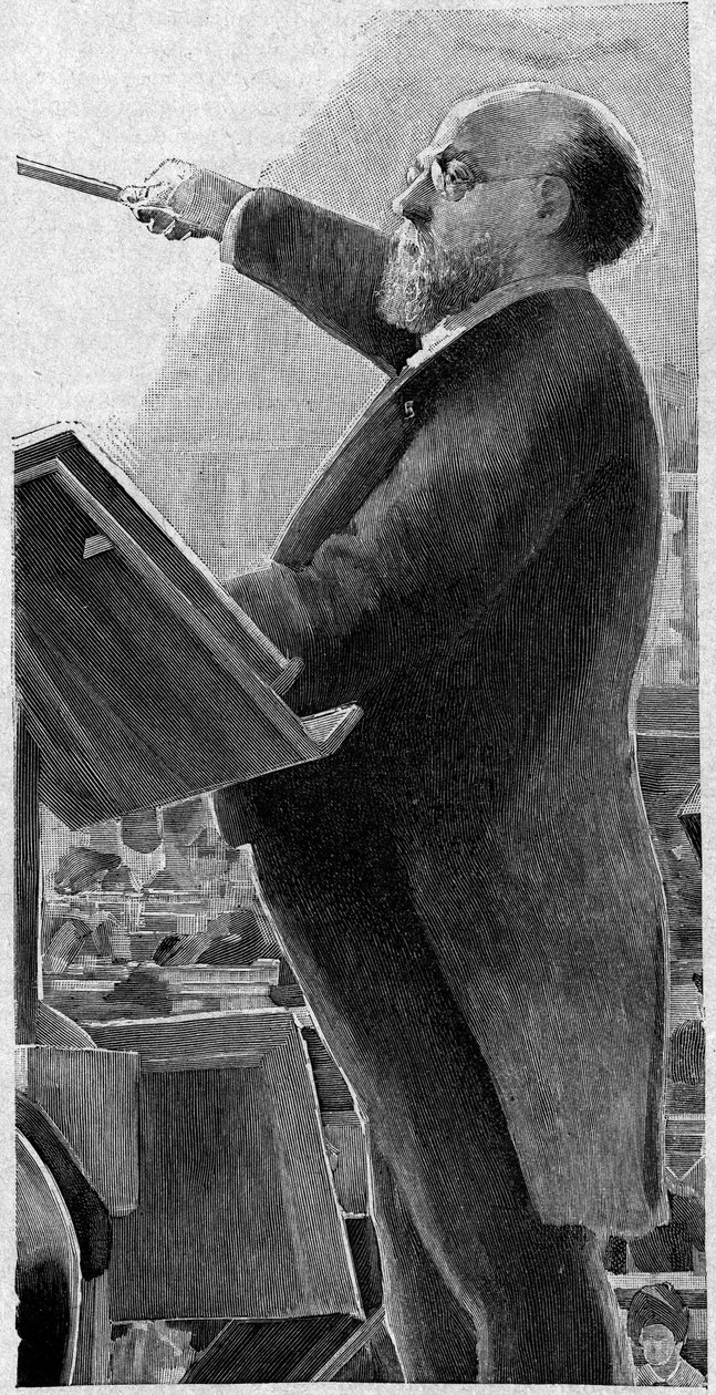 Charles Lamoureux (1834-1899), französischer Geiger, erster Dirigent der Pariser Oper von French School