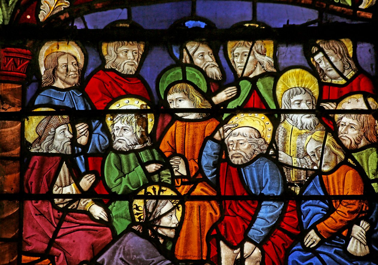 Christus wäscht seinen Jüngern die Füße von French School