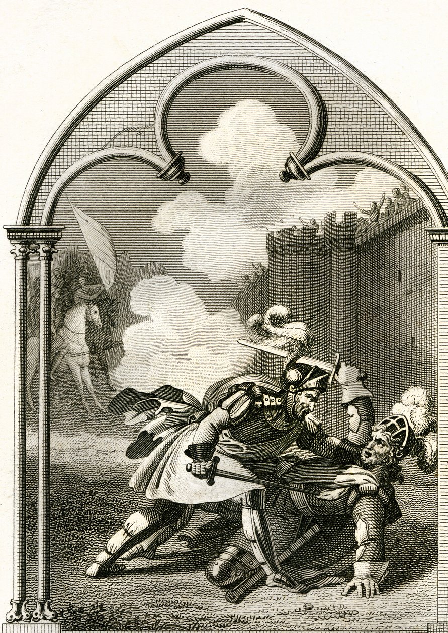 Kampf des Viscount de Turenne und des Chevalier d