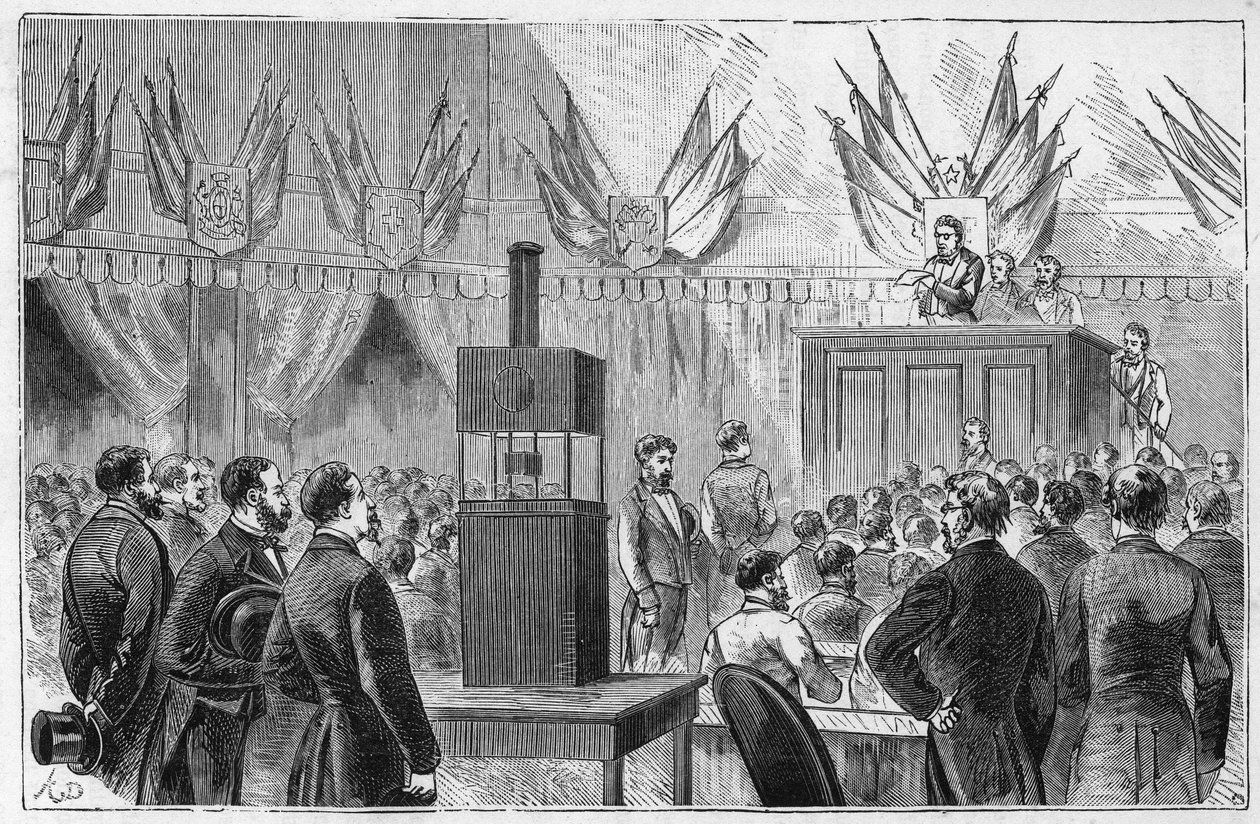 Kongress der Elektriker auf der internationalen Elektrizitätsausstellung im Palais de l