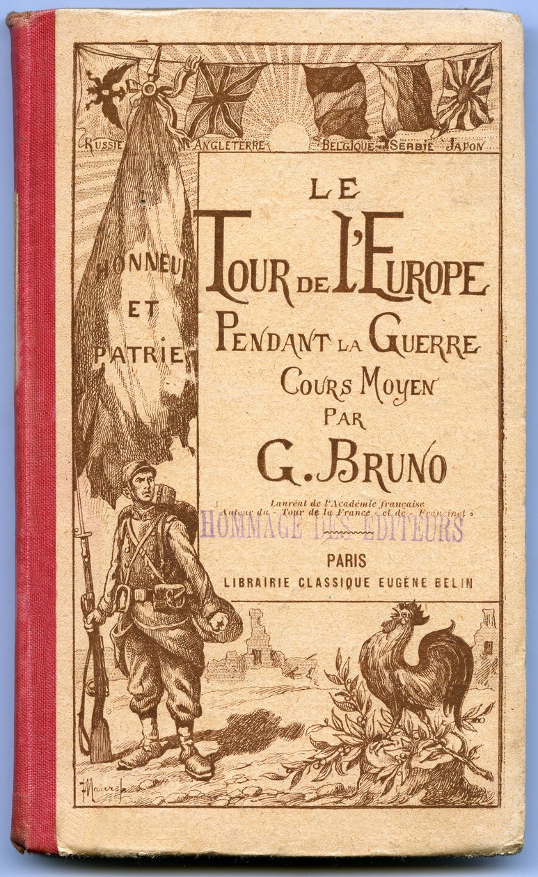 Buchumschlag „Die Europareise während des Krieges“ von G. Bruno von French School